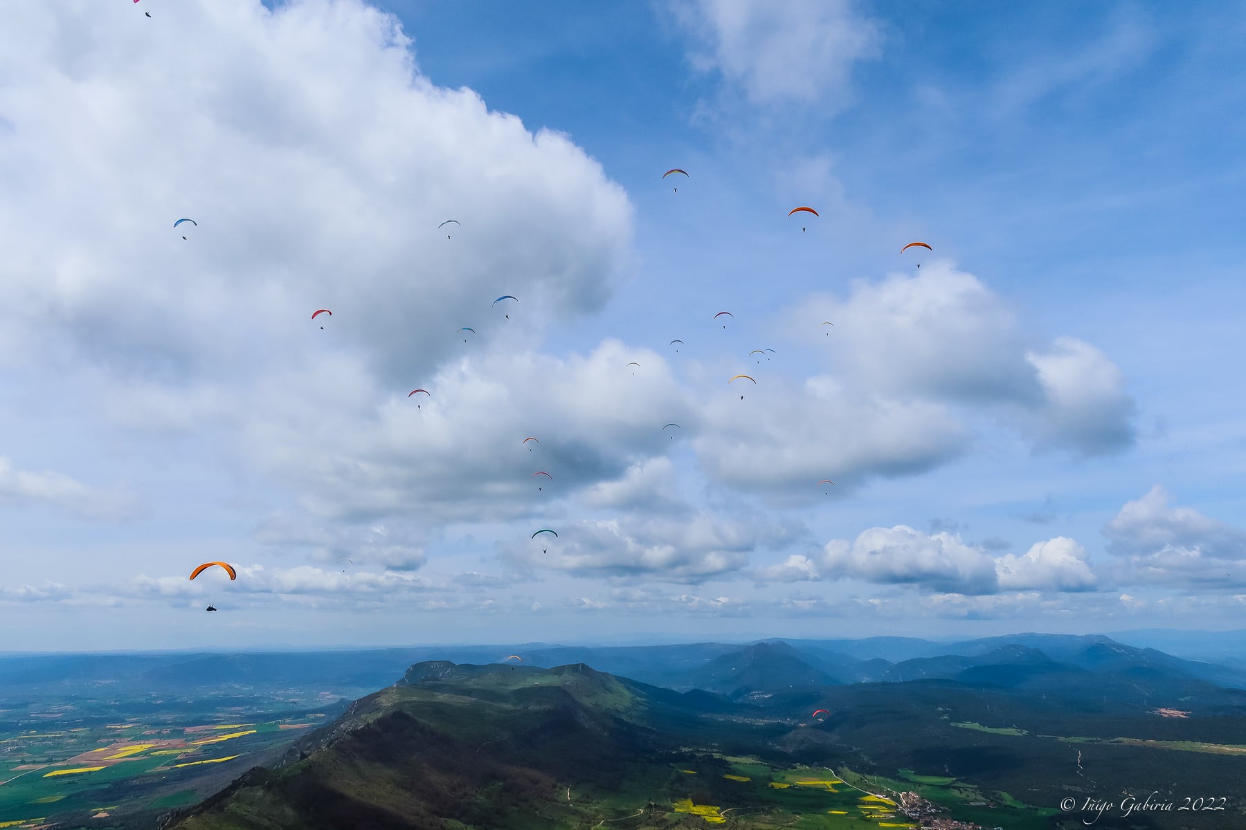 Comenz&oacute; el Campeonato Navarro de Parapente